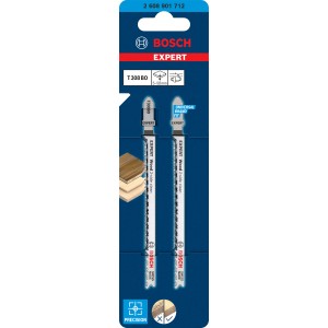 Bosch Expert T 308 BO Stichsägeblätter für saubere Holzschnitte, 2 Stück.