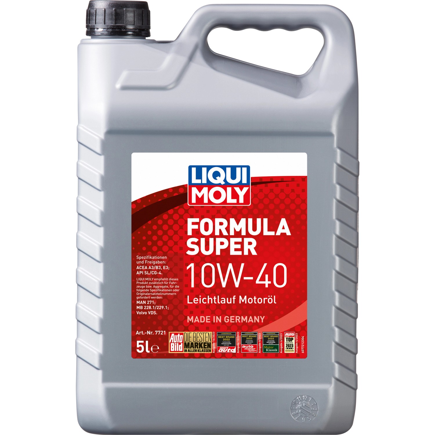 Liqui Moly Formula Super Viskosität 10W-40 5 l Mineralisches Leichtlaufmotorenöl
