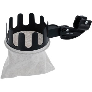 Fiskars Obstpflücker für Schneidgiraffen, Aufsatz mit Stoffbeutel für die Ernte.