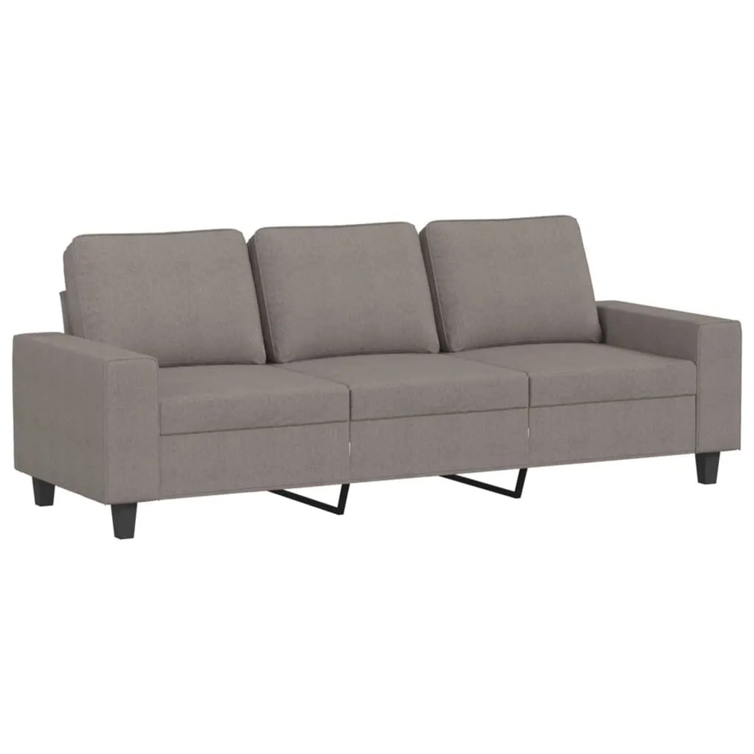 vidaXL 3-Sitzer-Sofa Taupe 180 cm Stoff 359406 günstig online kaufen