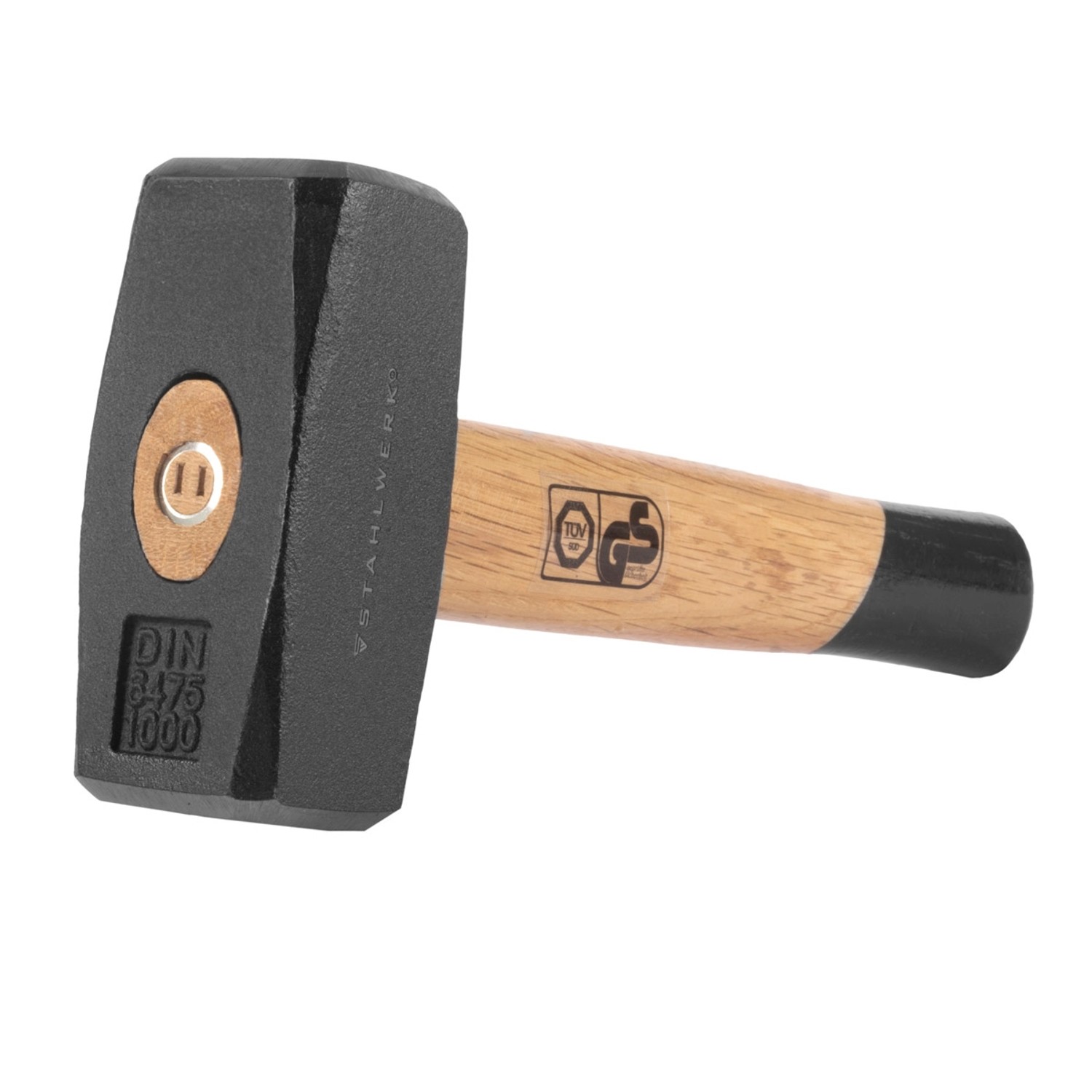 STAHLWERK Fäustel 1000G Plattenhammer Aus Carbon-Stahl Holzstiel Vorschlagh günstig online kaufen
