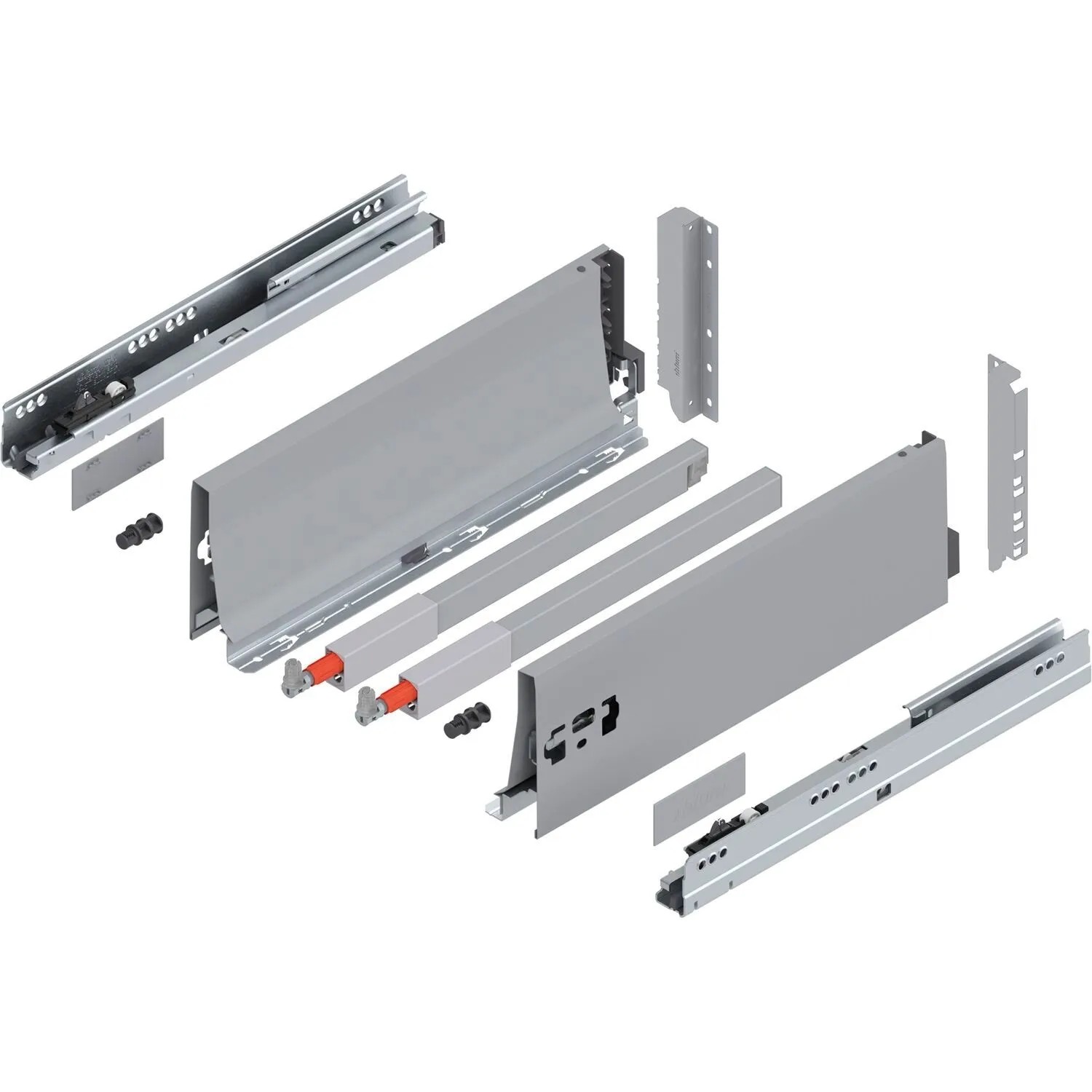 Blum D-Reling K Tandembox antaro Vollauszug 350 mm 30 kg Grau 1 Paar