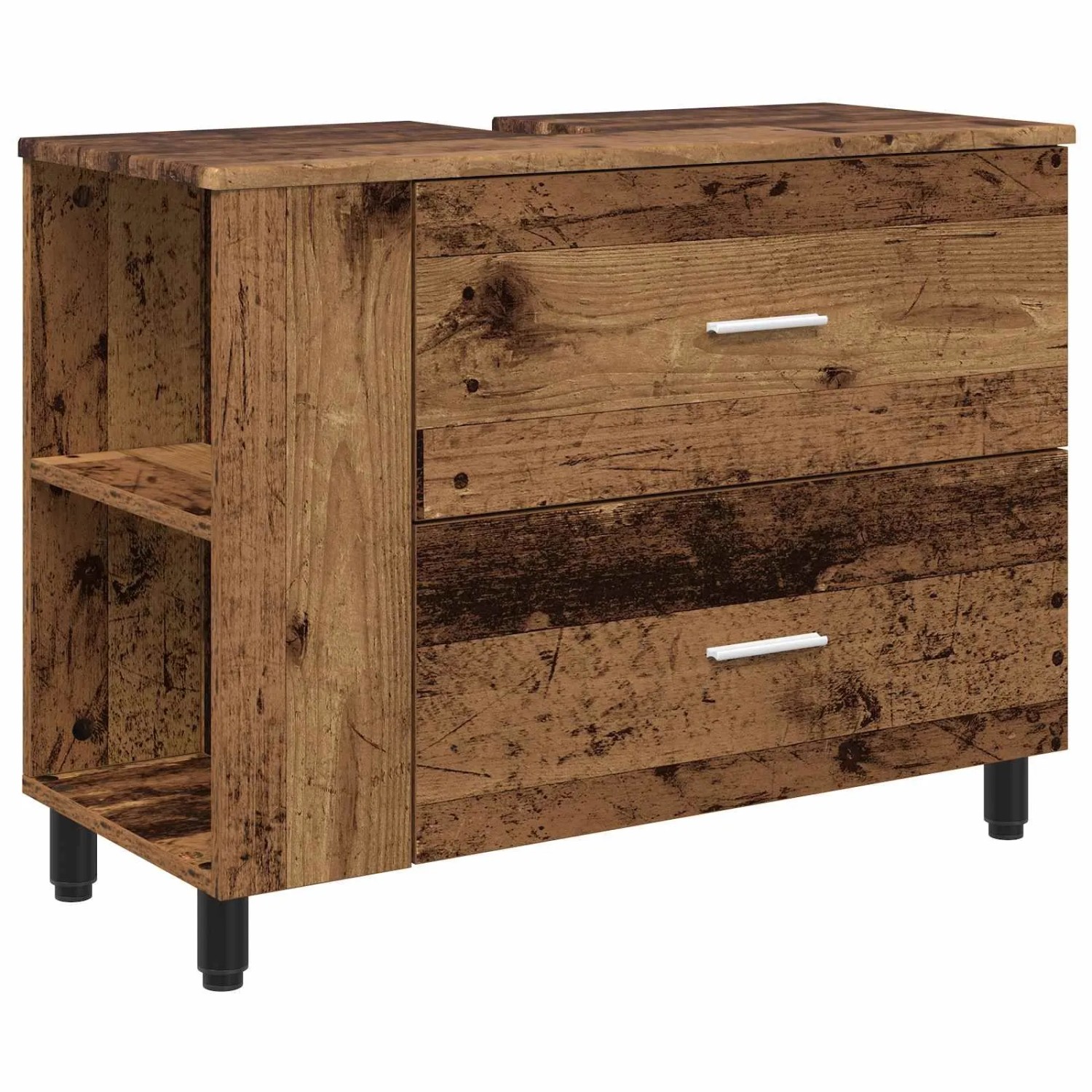 vidaXL Waschtisch Altholz 80 x 35 x 60 cm Holzwerkstoff 889393