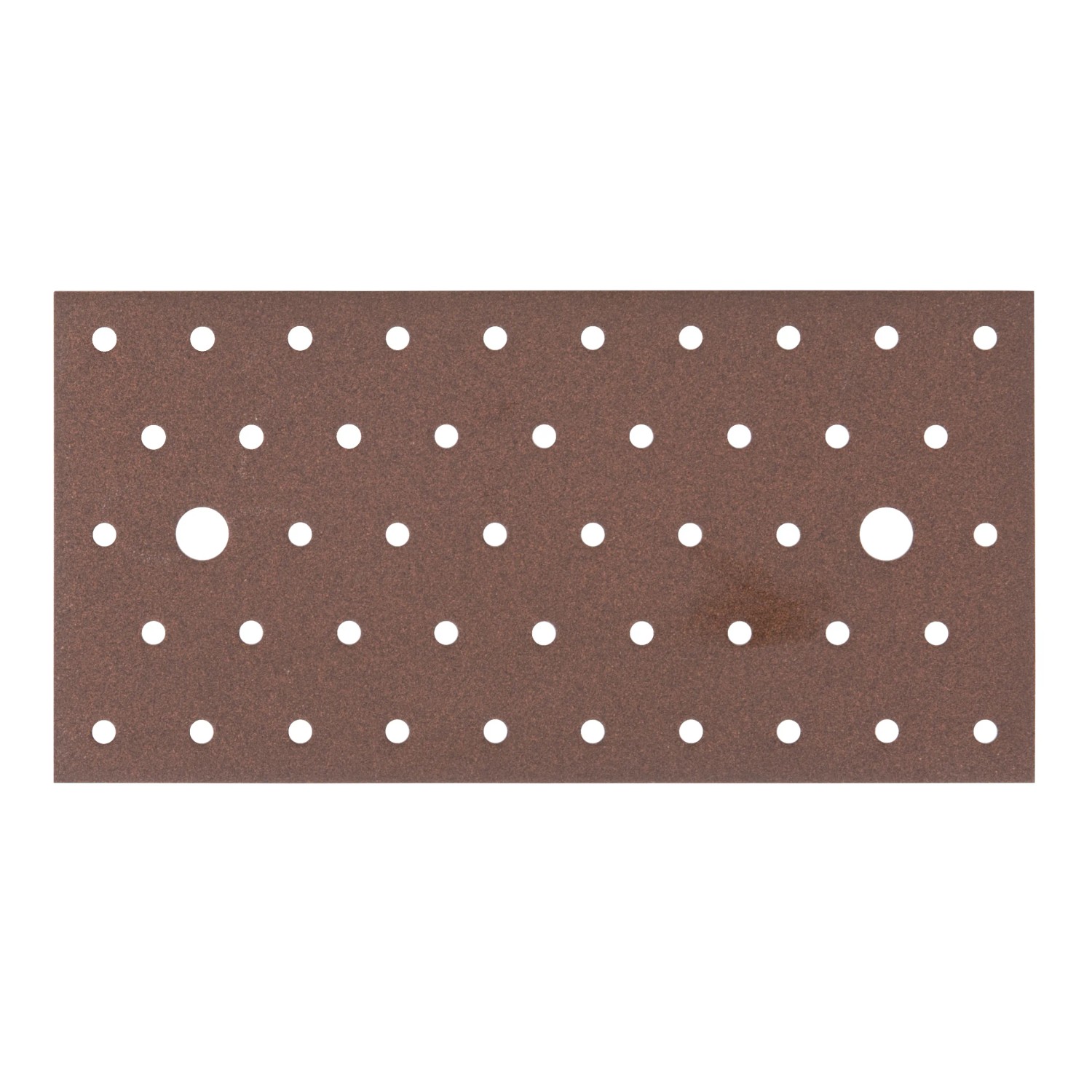Duravis Lochplatte Rostbraun Duplexbeschichtet 200 mm x 100 mm x 2 mm