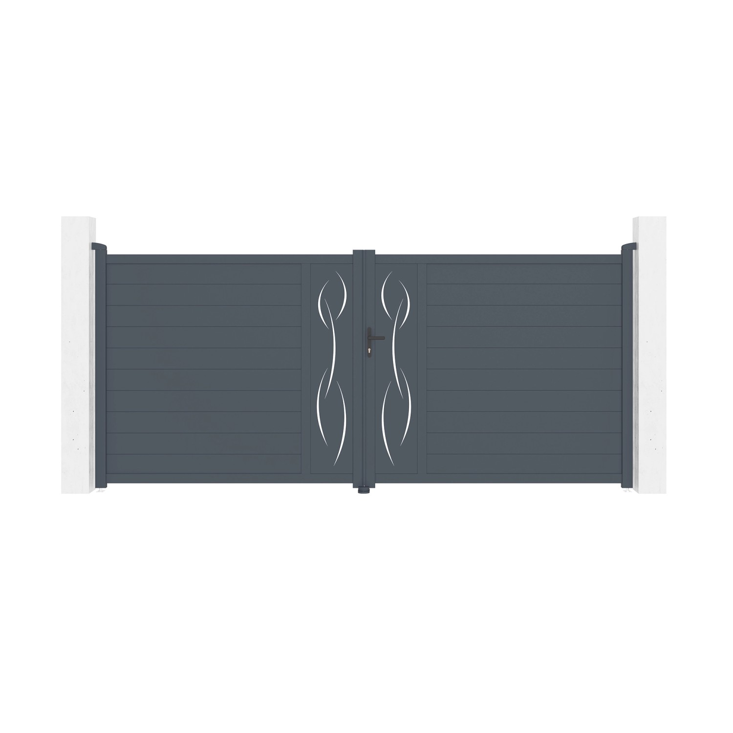 Casanoov Flügeltor Elektrisch 4M Life H 180Cm & Drehtorantrieb Hicker B200 günstig online kaufen