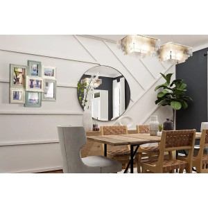 Kobolo Bilderrahmen Collage Holz VINTAGE Pastell 7 Bilder 54x49 cm