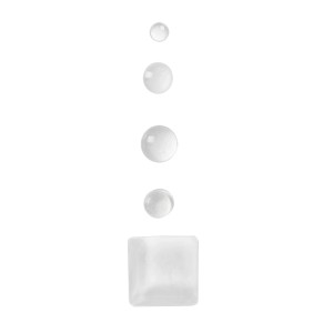 Relaxdays Gummipuffer Silikon Transparent Selbstklebend 222er Set 80 g