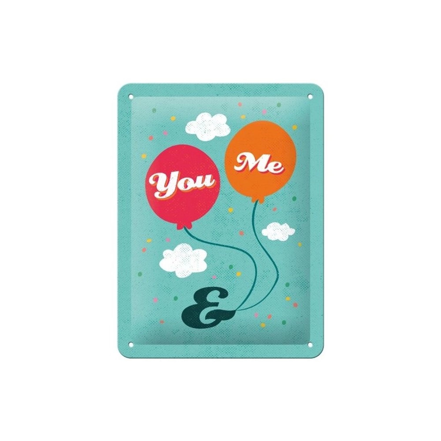 Nostalgic-Art Blechschild 15x20 cm - Word Up - You & Me günstig online kaufen