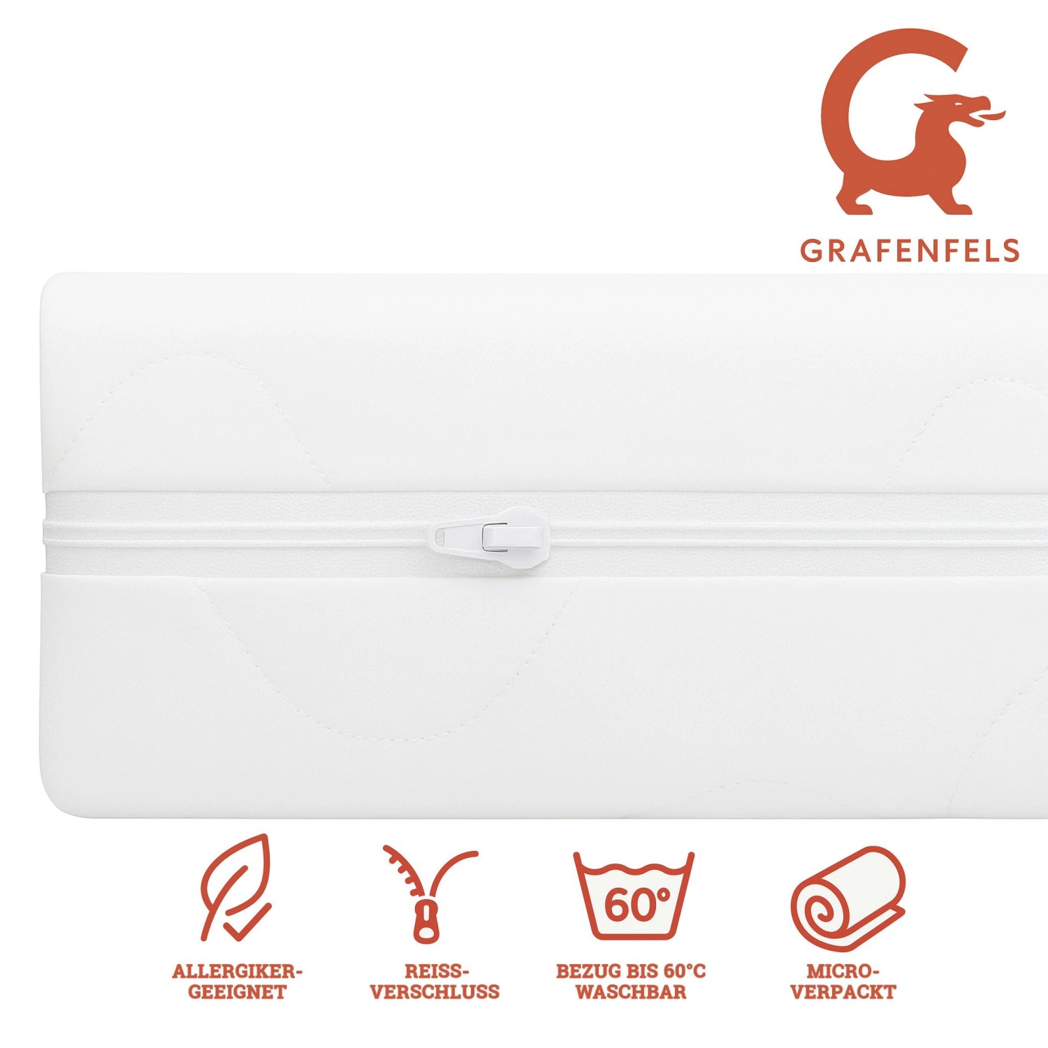 Grafenfels Matratze Silber 90x200 Weich 14,5cm Hoch 7-Zonen_4