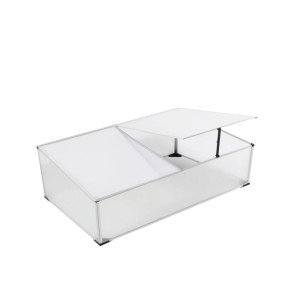 Lex Frühbeet Gewächshaus Aluminium Frühbeetkasten Pflanzenhaus 120x80x40cm