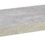 Wandregal Carlton, 60 cm, Betonoptik. Modernes Regal für Wohnzimmer, Flur oder Küche.