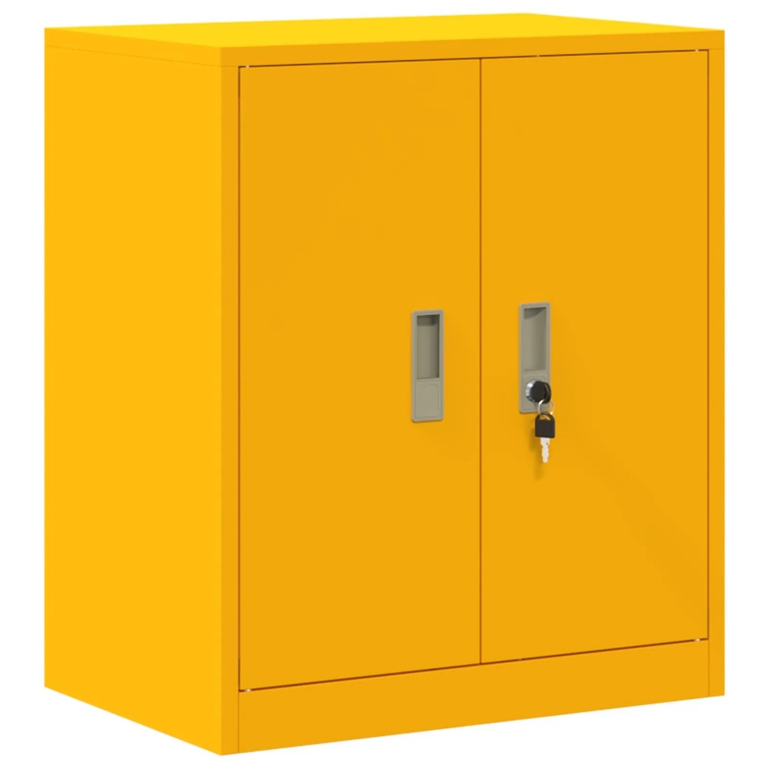 vidaXL Aufbewahrungsschrank Senfgelb 60 x 40 x 70 cm Stahl 891721
