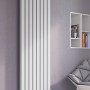 Weißer Ximax Raumheizkörper Erupto Quadrat, 1800x585 mm, 1824 Watt, Design Heizkörper.