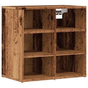 vidaXL Schuhschrank Altholz-Optik 52x30x50 cm 857033