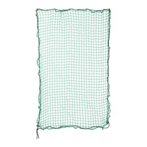 Relaxdays Anhängernetz Kunststoff Grün Reißfest 1,5 m x 2,2 m 0,8 kg