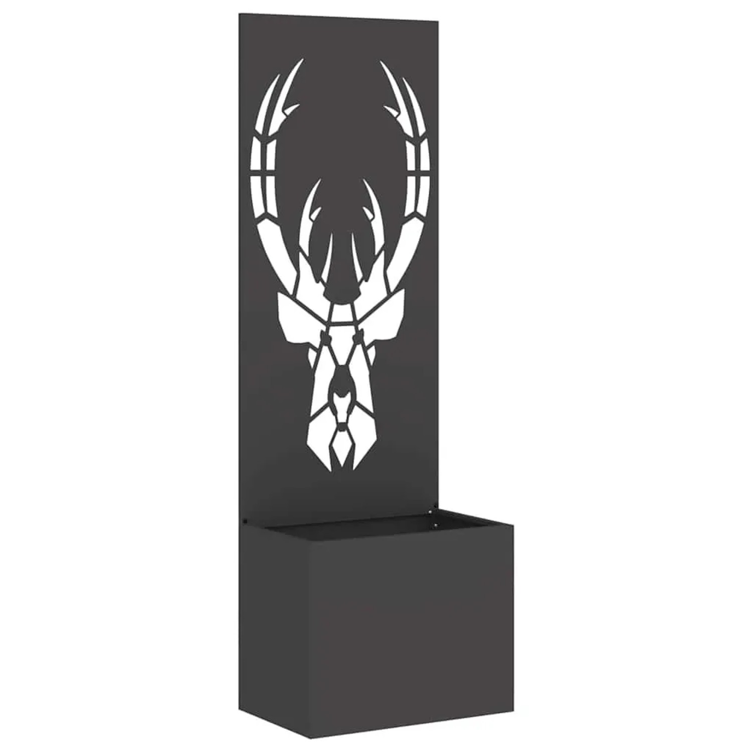 vidaXL Garten Sichtschutz-Leinwand Tiermuster Schwarz 50 x 140 cm 876483