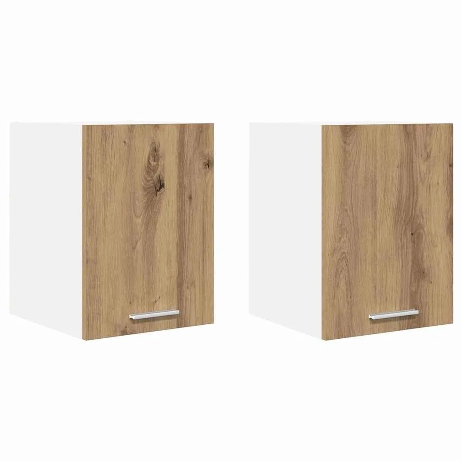 vidaXL Hängeschrank 2 Stk Artisan-Eiche und Weiß 30 x 31 x 40 cm 884129 günstig online kaufen