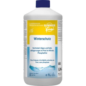 Summer Fun Pool-Winterschutzmittel 1 l Flasche. Verhindert Algen und Kalkablagerungen im Pool über den Winter.