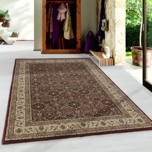 Ayyildiz Orientteppich Kashmir, rot, 80x150 cm. Teppich mit orientalischem Muster im Flur.