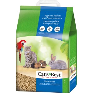 Cats Best Universal Hygienestreu, 20 l, nicht klumpend, für Katzen, Nagetiere und Vögel.
