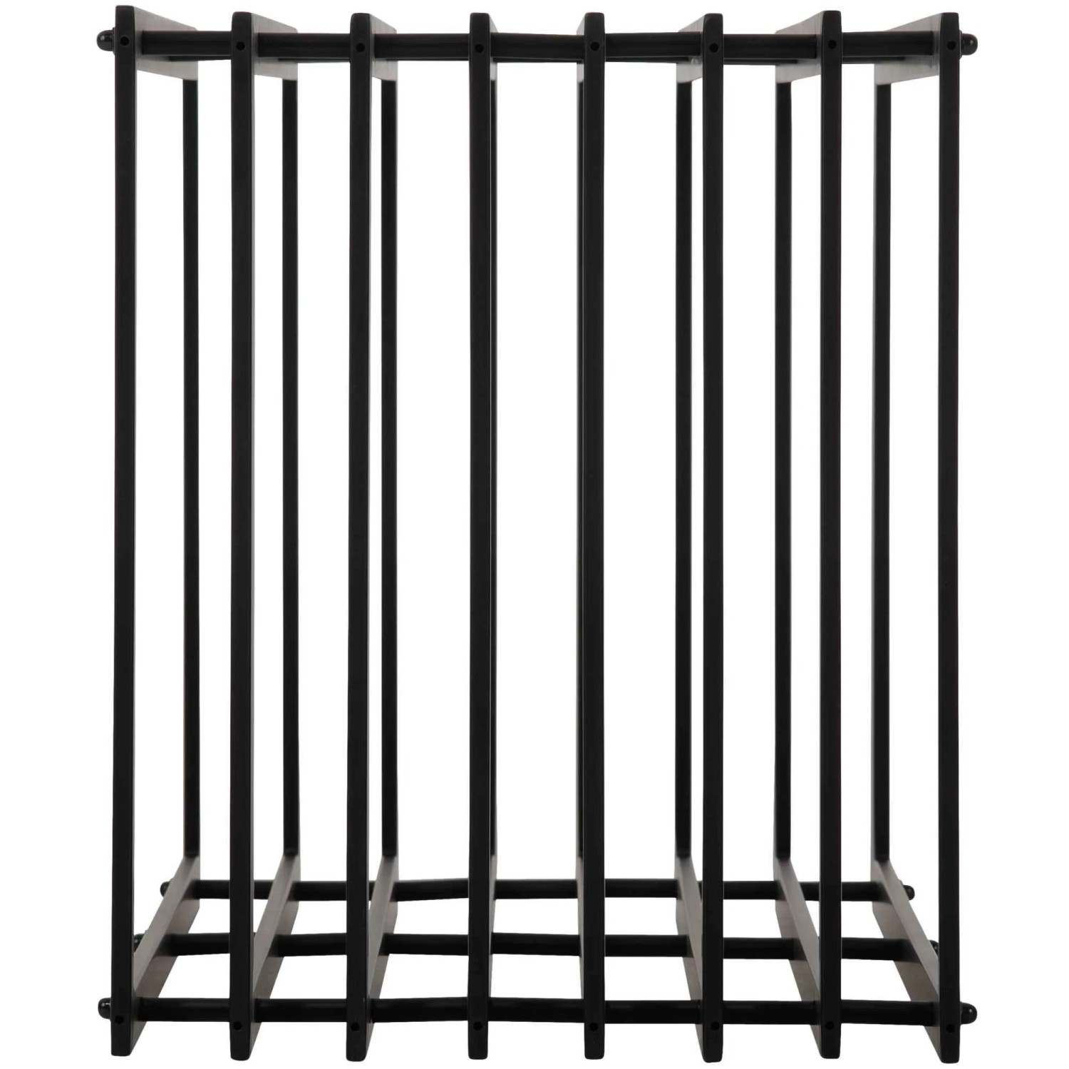 DELUKE Kaminholzregal Metall PREMIUM Innen Und Aussen Schwarz Brennholzregal Innen Kaminholzständer Feuerholzregal 40x50...