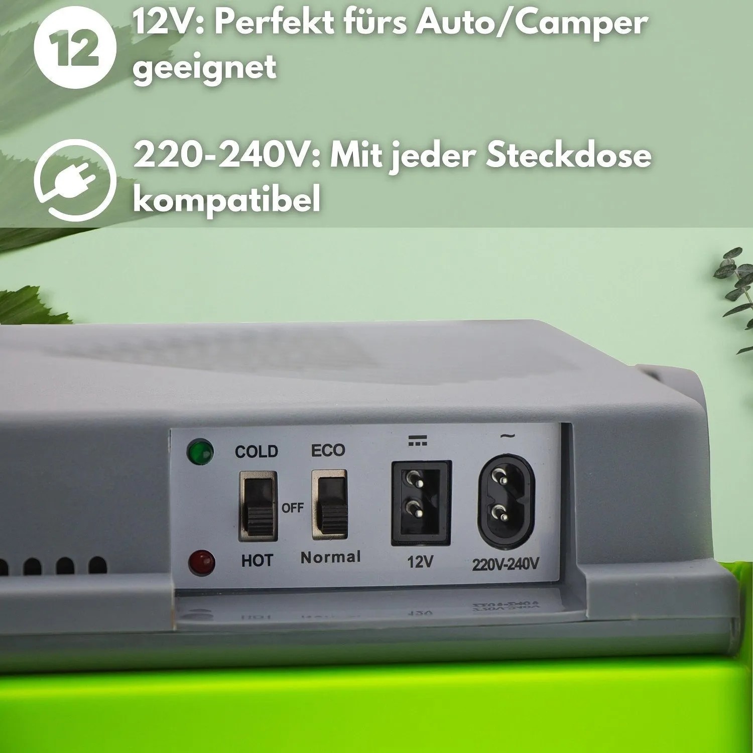 Steinborg SB-510 Kühlbox mit Tragegriff 30 Liter Warmhaltebox 12 V/ 230 V Stromversorgung_4