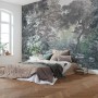 Komar Vlies Fototapete Fairytale Forest im Schlafzimmer, Waldmotiv, 400x280 cm.