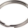 Vernickelter LUX Schlüsselring, Ø 24mm, ideal zum Organisieren von Schlüsseln.