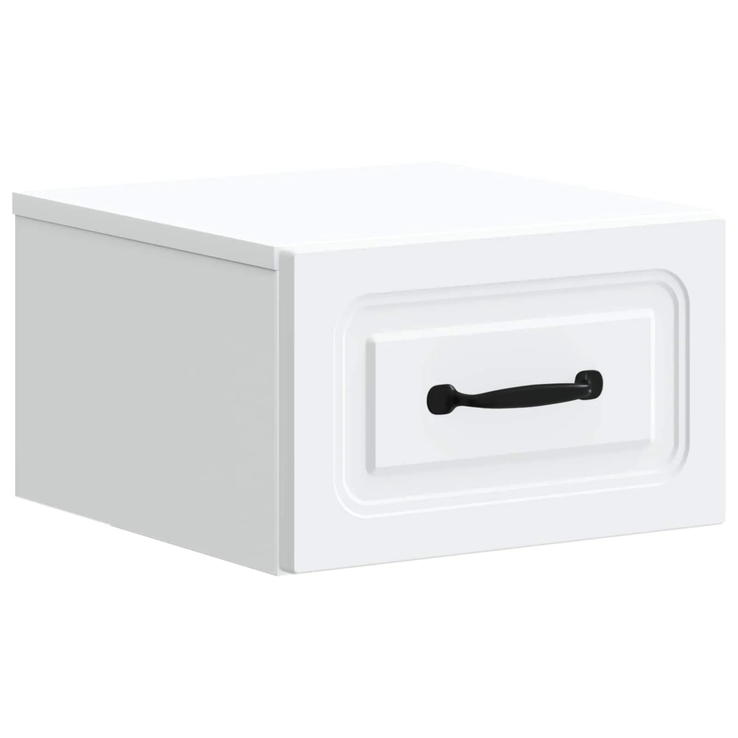vidaXL Wandmontierter Nachttisch Weiß 34,5 x 33 x 20 cm Holzwerkstoff 899275