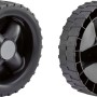 Räder-Set für LUX-TOOLS Akku-Bodenhacke A-BH-2x20/28, Ersatzteil