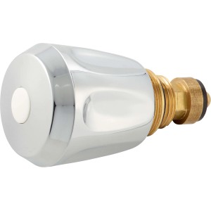 ABS-Oberteil für Heißwassergerät, 16,7 mm (G 3/8), Chrom-Optik, zur Regulierung der Wassermenge.