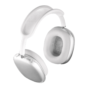 Transparente Hama Schutzhülle für Apple AirPods Max, schützt vor Kratzern und Stößen.