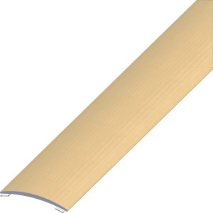 Selbstklebendes Übergangsprofil aus PVC in Ahornoptik, 1 Meter lang, für Laminat und Parkett.