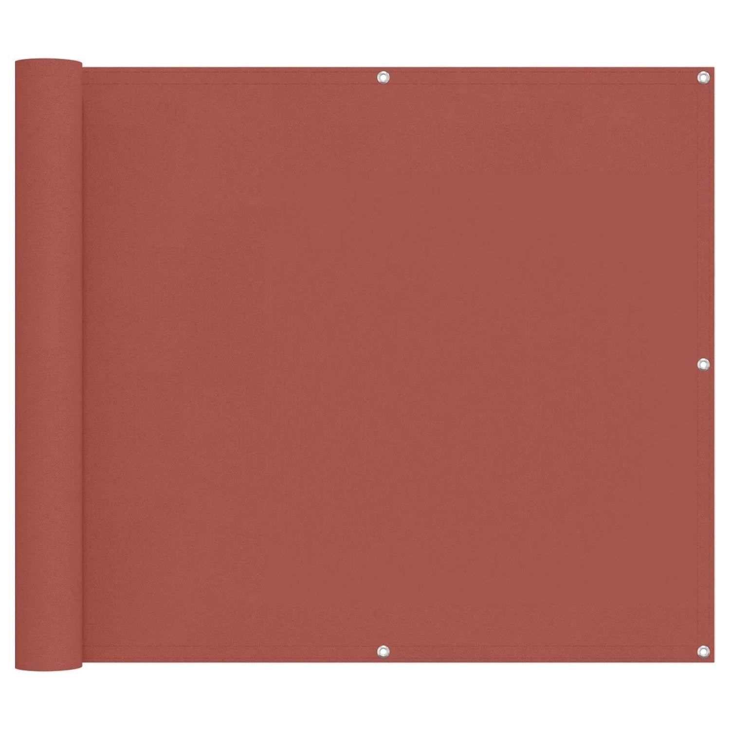 vidaXL Balkonsichtschutz Terrakotta 100 x 400 cm Oxford-Stoff 42030717