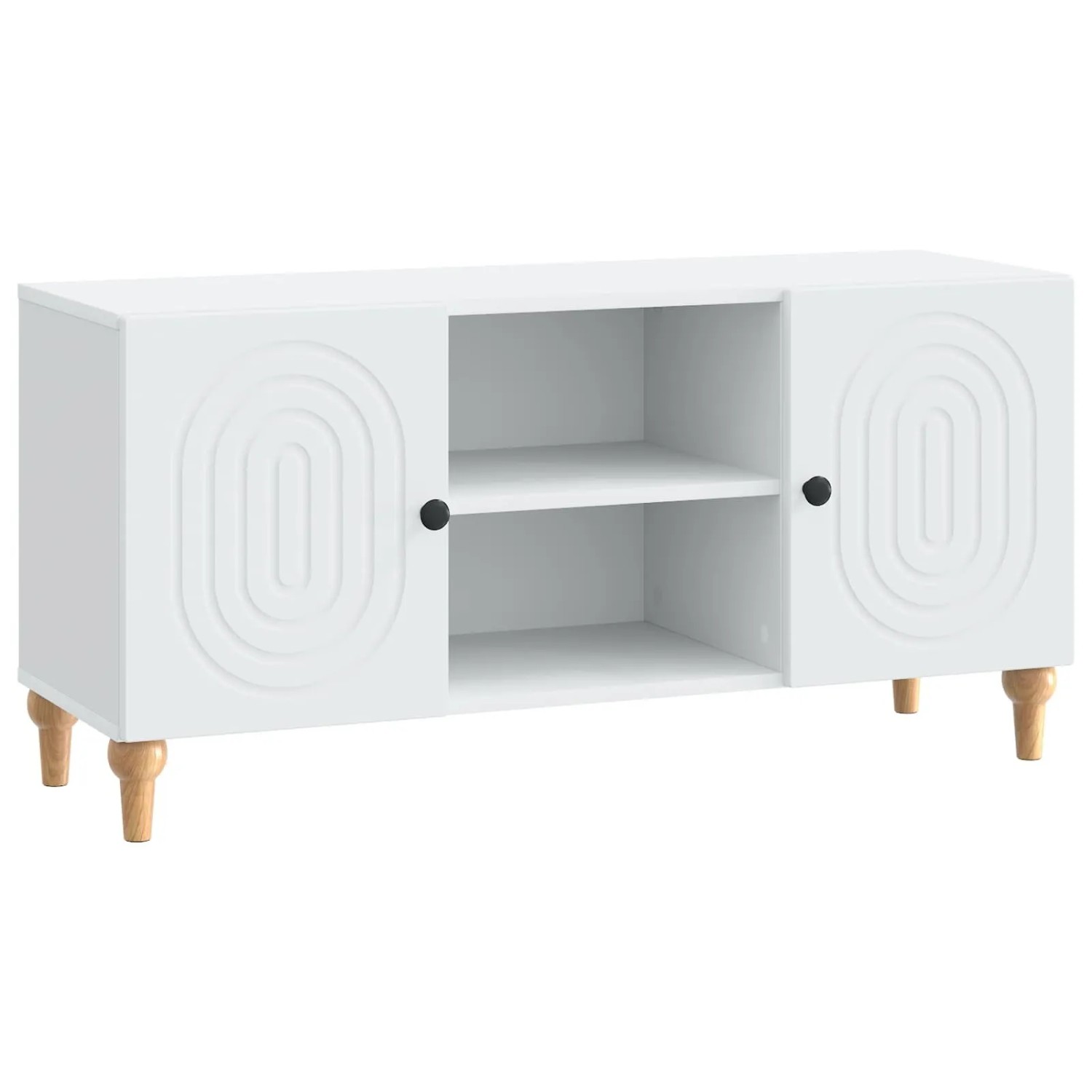 vidaXL TV-Schränk Weiß 102 x 34,5 x 50 cm Holzwerkstoff 894235