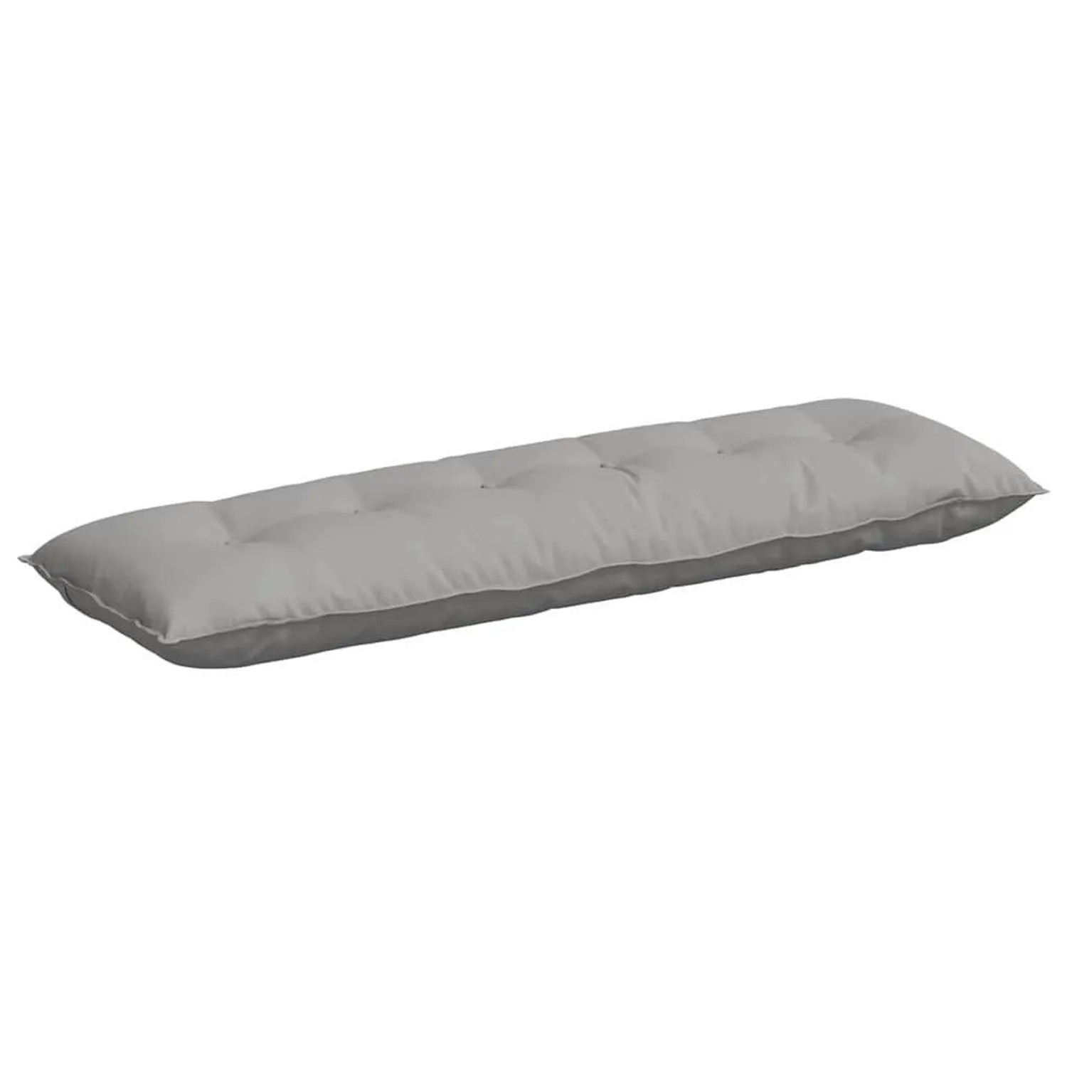 vidaXL Rückenkissen Wolkengrau 160 x 19 x 50 cm Stoff 42014886