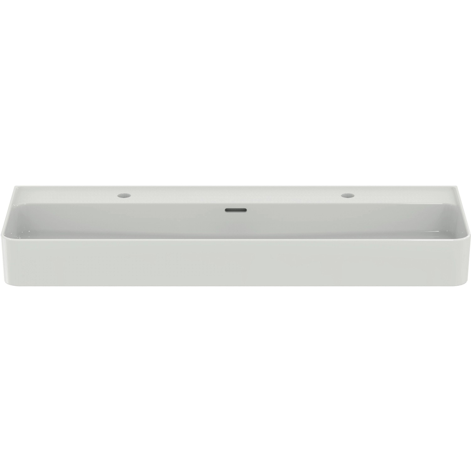 Ideal Standard Strada II Waschtisch, 120 cm breit, weiß, mit Hahnlöchern und Überlauf.