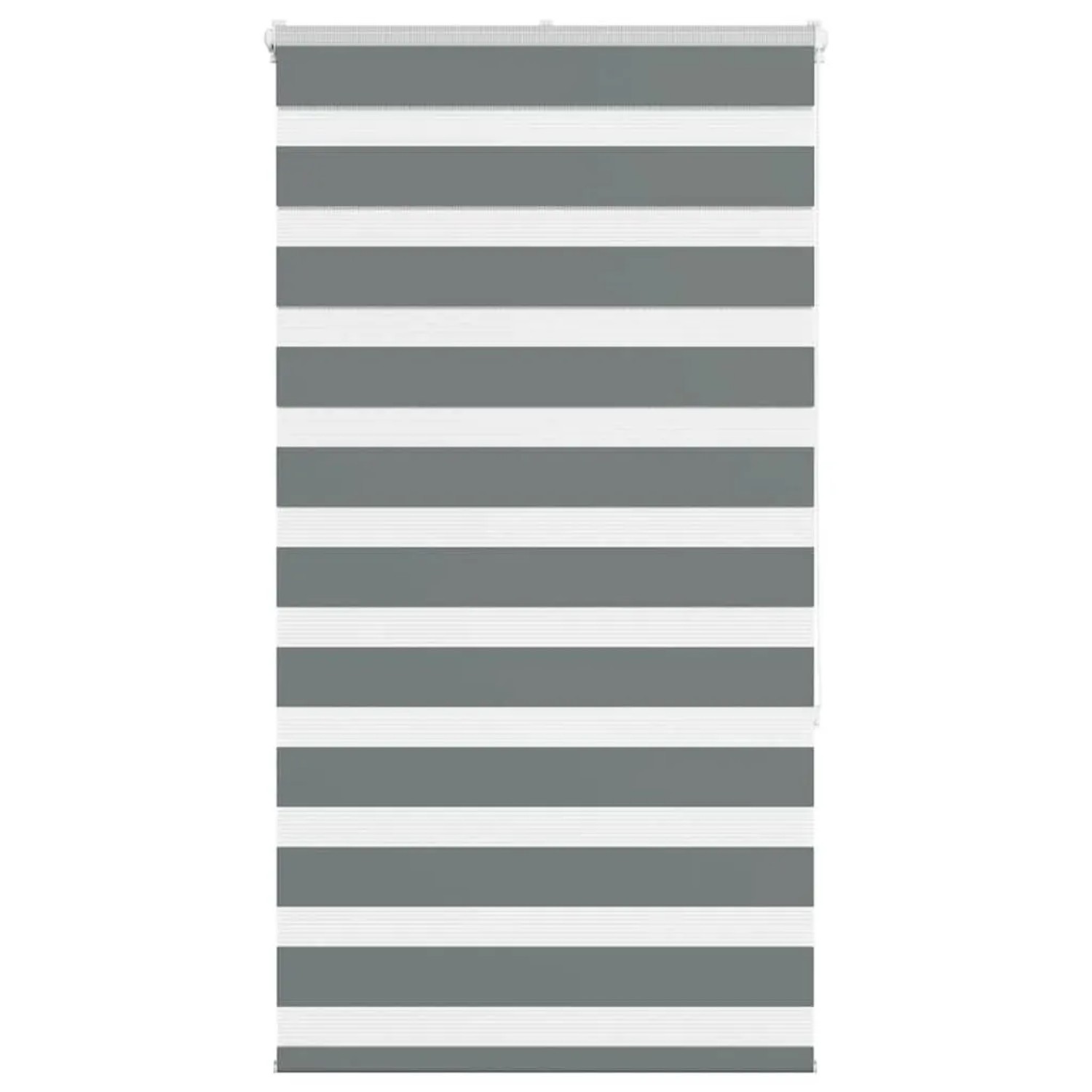 vidaXL Doppelrollo Dunkelgrau 85x150 cm Stoffbreite 80,9 cm Polyester 40141 günstig online kaufen