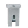 Feuerverzinkte Abdeckkappe 70x70 mm für Pfosten mit Federverschluss.