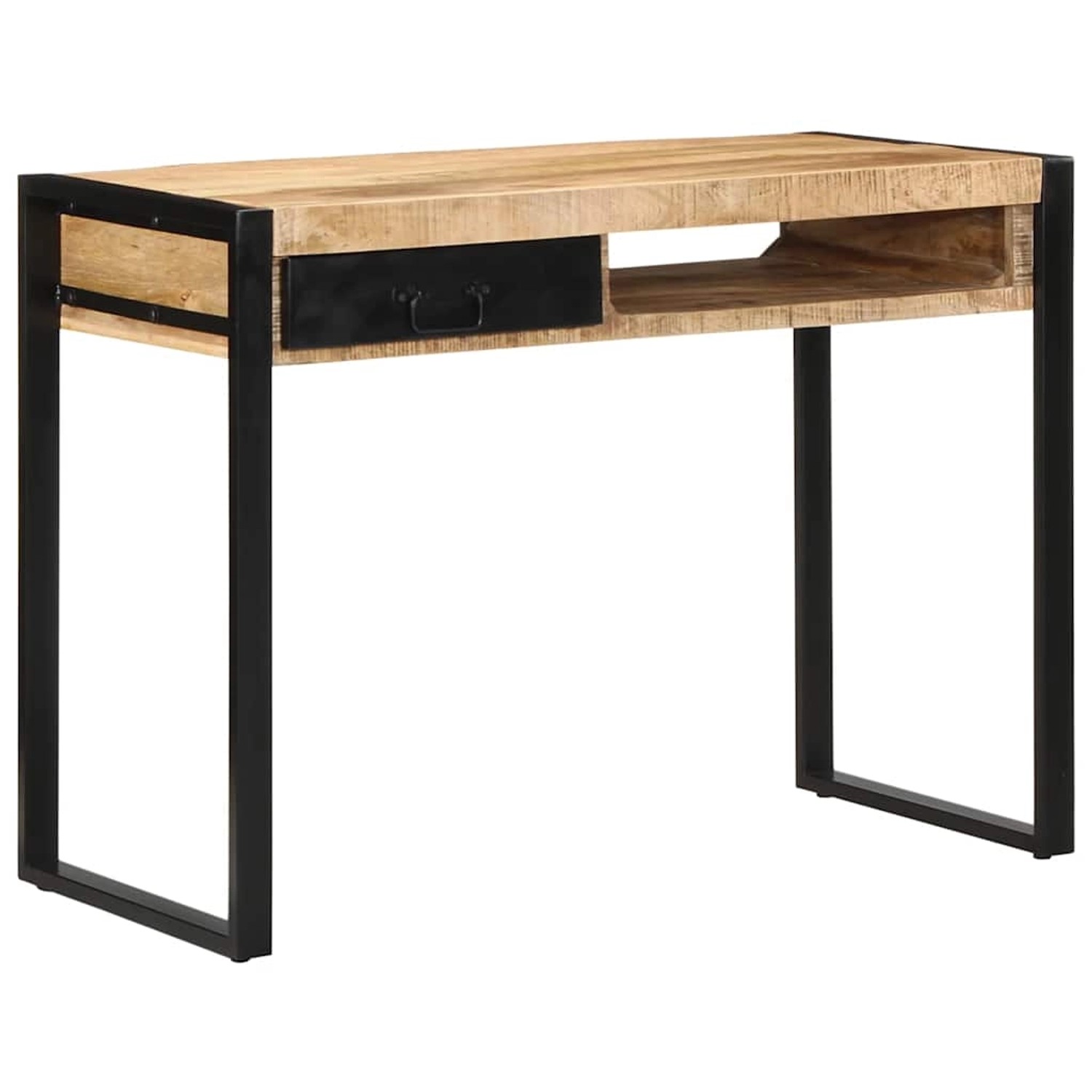 vidaXL Schreibtisch 100x50x75 cm Raues Massivholz Mango 4015931 günstig online kaufen