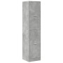 vidaXL Apothekerschrank Betongrau 40x41x174,5 cm Holzwerkstoff 3309648