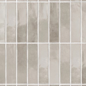 Grosfillex Wandpaneele Element 3D Optik Vertical Tiles Greige, Detailansicht.