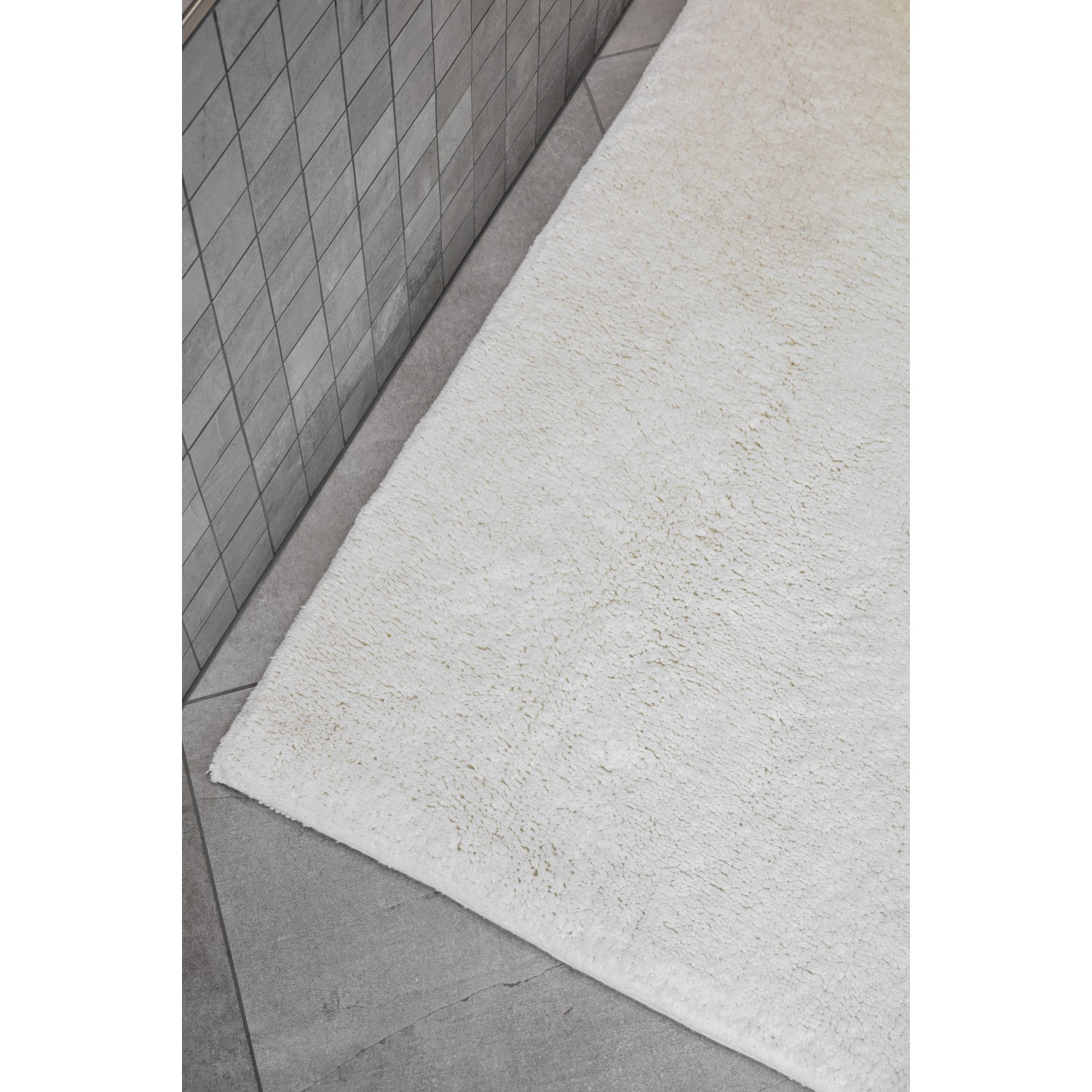 Schöner Wohnen Badmatte Bahamas, 40x60 cm, Uni Creme, Baumwolle, Badteppich