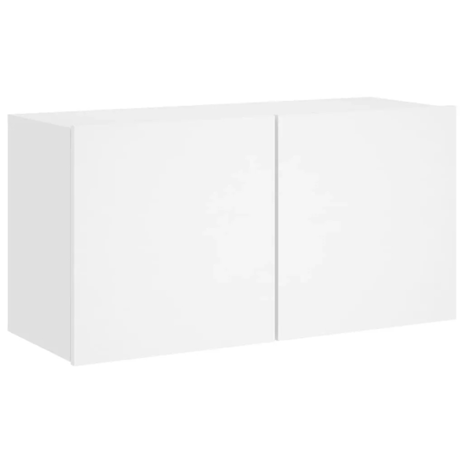 vidaXL TV-Wandschrank Weiß 80x30x41 cm 836952