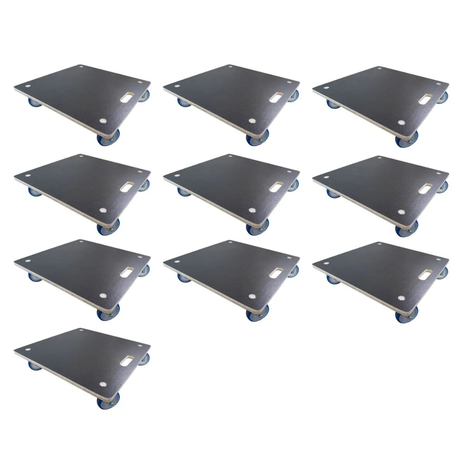 PROREGAL Mega Deal 10x Profi Transportroller Mit 4 Rollen HxBxT 15x58x58cm günstig online kaufen