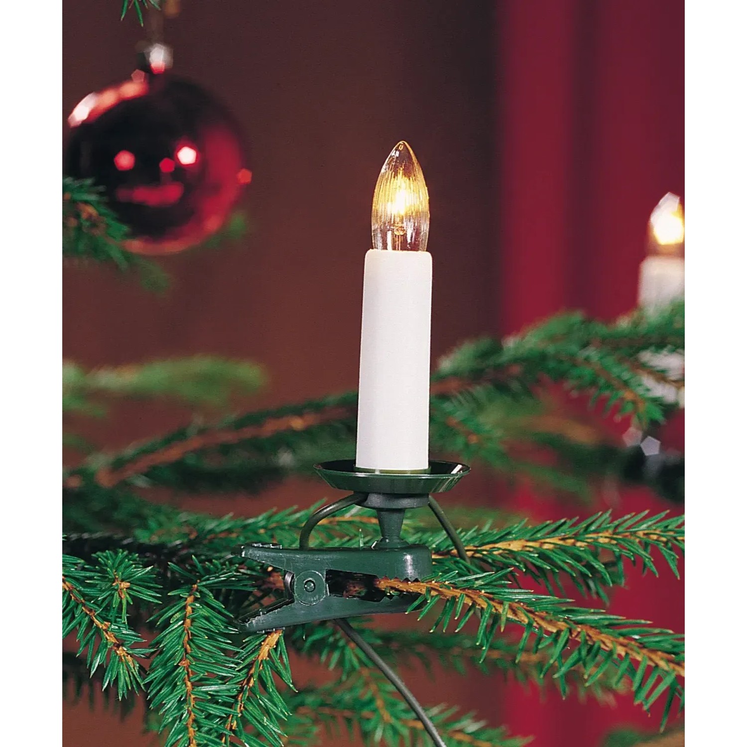 Konstsmide Weihnachtsbaum Lichterkette innen, 25 Kerzen, warmweiß kaufen bei OBI