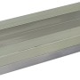 Absaar Solar Mittelklemme, silberfarben, zur Befestigung von Solar-Paneelen.