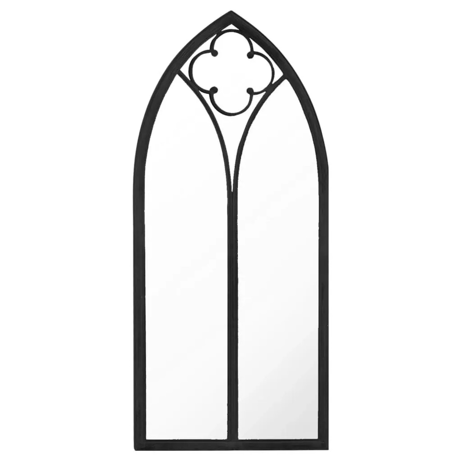 vidaXL Spiegel Schwarz 100x45 cm Eisen für den Innenbereich 3093520