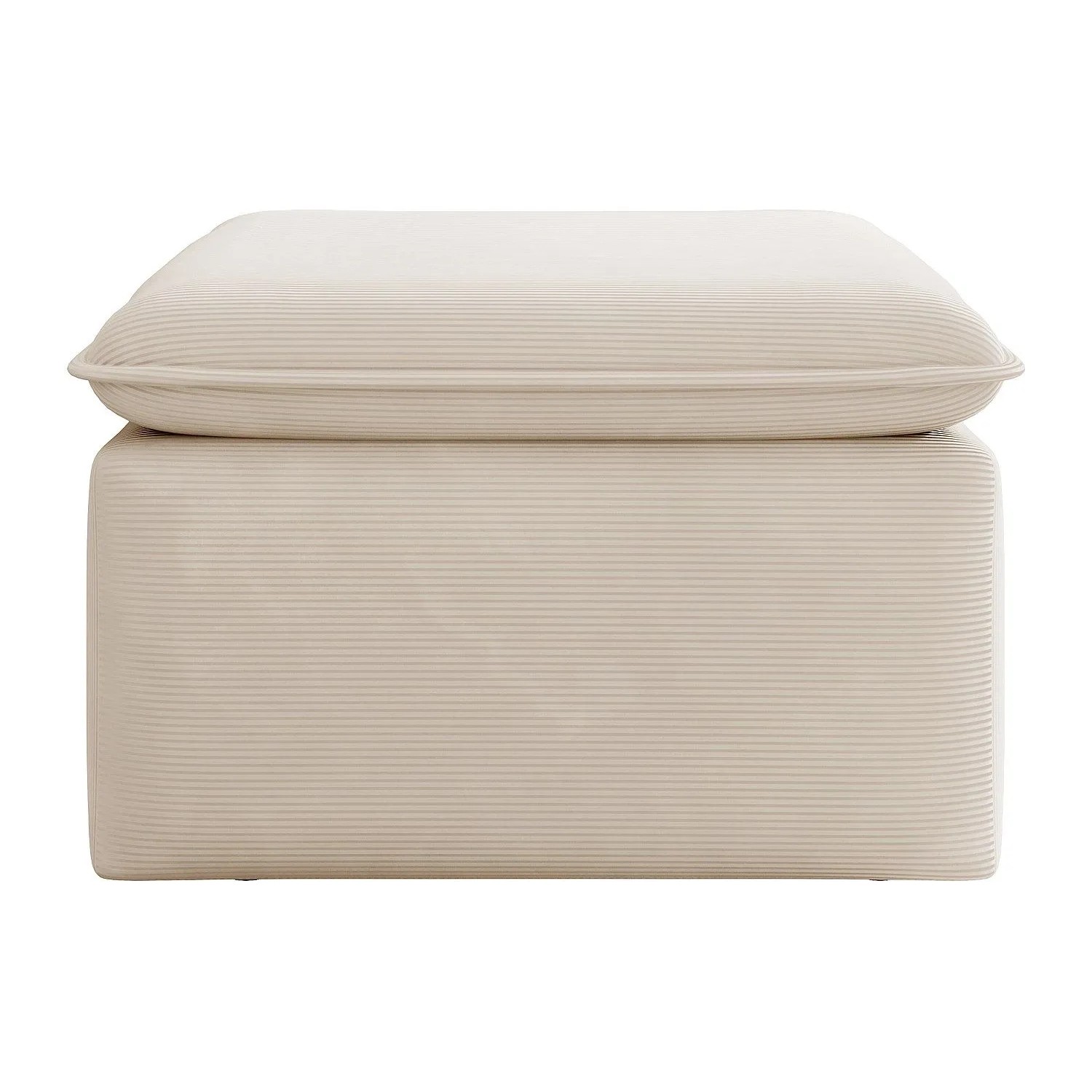 Vente-unique Sitzhocker Teodora Beige 70 cm