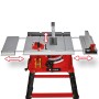 Einhell Tischkreissäge TC-TS 2225 U mit ausziehbaren Tischen und Untergestell.